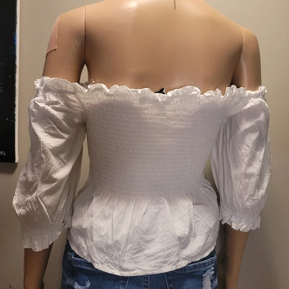 Pink Diamond Floral Off-Shoulder - Picture 6 of 7